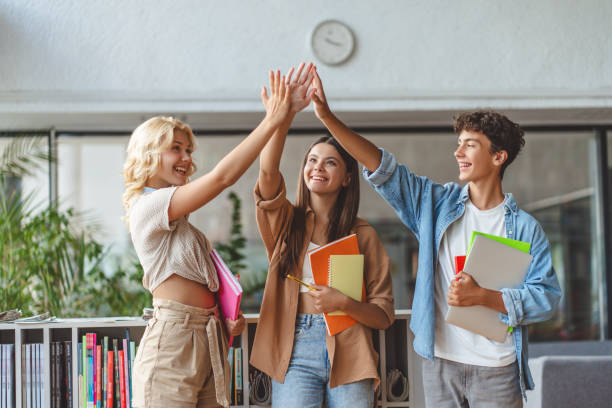 Successful student applying competitive exam preparation tips.